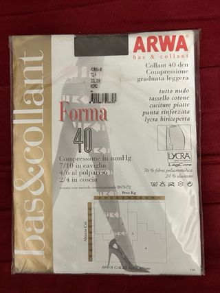 Collant Moro 40 Den (2 pezzi, Taglia 4)