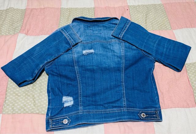 Chaqueta Vaquera Desgastada