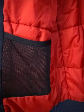 Abrigo niño Tommy Hilfiger azul y rojo