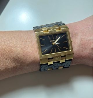 Reloj Nixon The Big Rig Negro/Dorado