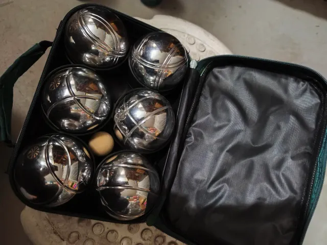Juego de Petanca con Bolas Metálicas