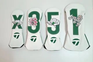 4 Fundas de Palos de Golf Blancas