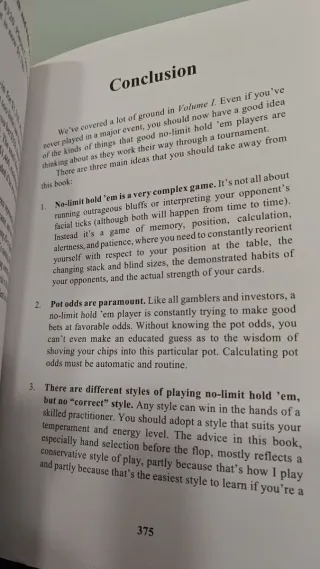 Libro Póker Harrington on Hold'em Vol I