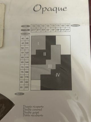 Collant Ibici Opaque Beige Taglia 4