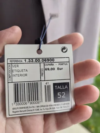 Traje Adolfo Domínguez Beige talla 54