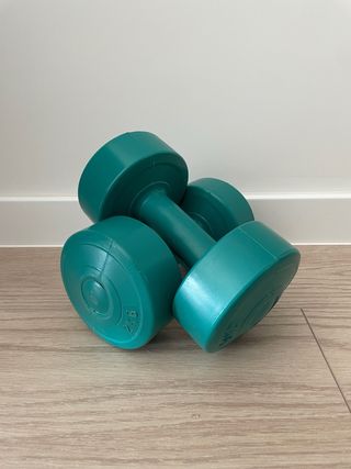 Mancuernas verdes 2kg