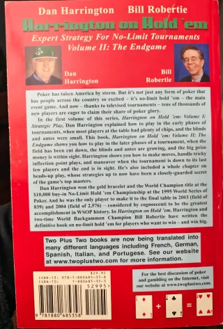 Libro Poker Harrington on Hold'em Vol II