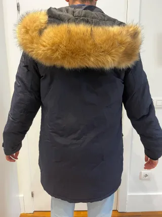 Parka azul invierno talla L