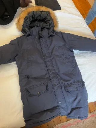 Parka azul invierno talla L