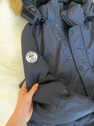 Parka azul invierno talla L