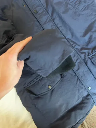 Parka azul invierno talla L