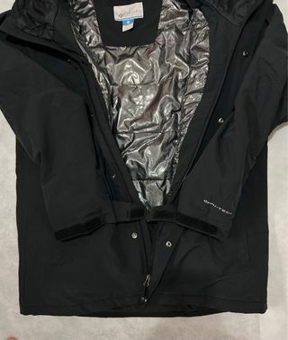Chaqueta Columbia Negra Esquí