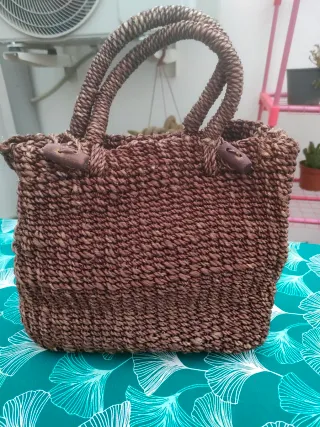 Bolso vintage tejido años 60