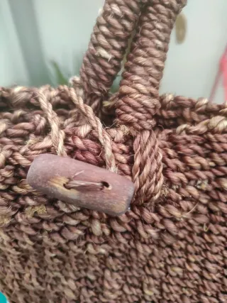 Bolso vintage tejido años 60