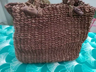 Bolso vintage tejido años 60