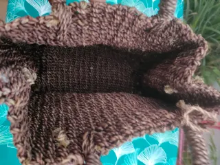 Bolso vintage tejido años 60