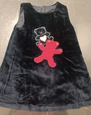 Vestitino bambina 2 anni orsetto