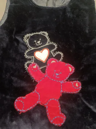 Vestitino bambina 2 anni orsetto