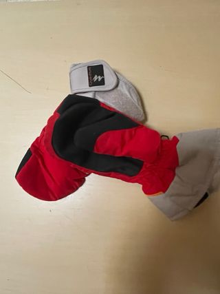 Manoplas esquí Quechua rojas