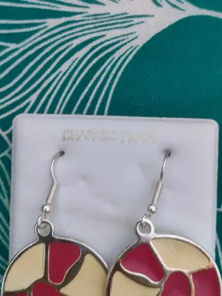 Pendientes vintage chapados en plata