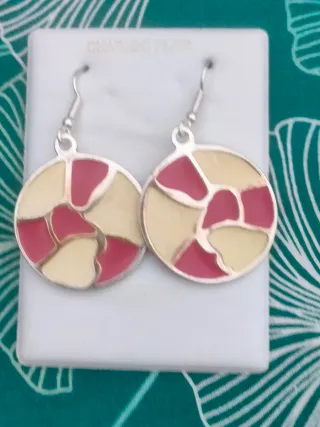 Pendientes vintage chapados en plata