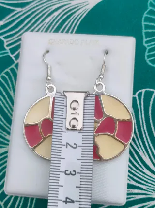 Pendientes vintage chapados en plata