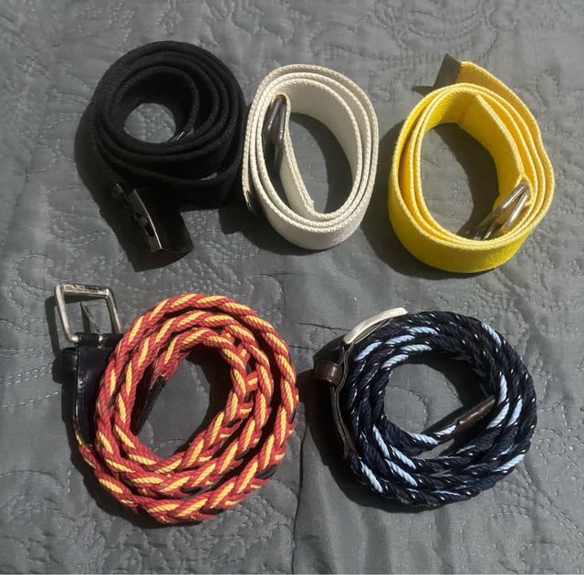 Lote de 5 cinturones