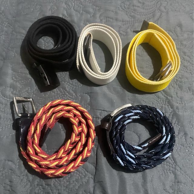 Lote de 5 cinturones