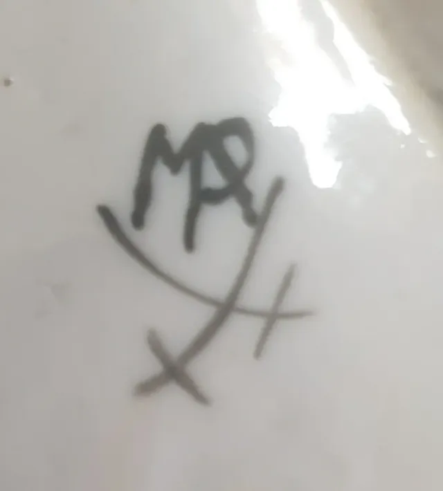 PORCELANA ALEMANA MEISSEN ATRIBUIDO