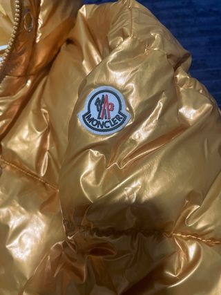 Plumífero Moncler Dorado Naranja