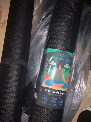 9 x Esterillas Yoga Naturyoga Black Panther