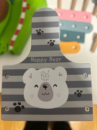 Caja de herramientas de madera para niños