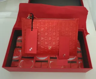 Cartera Carolina Herrera Roja