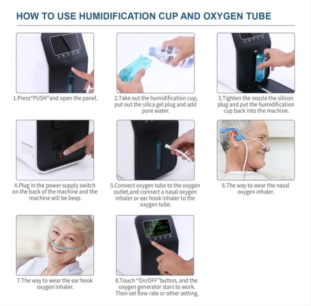 Creliver Concentratore Ossigeno 1-9L/min