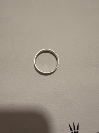 Anillo de plata de ley