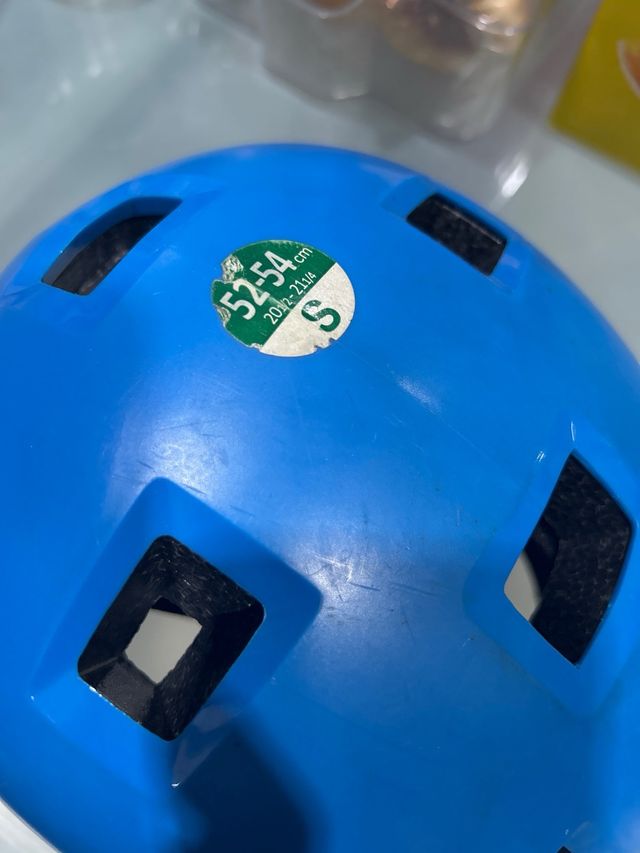 Casco bici infantil azul Talla S (52-54cm)