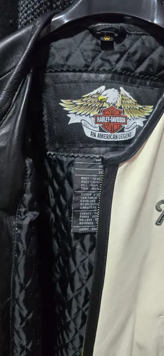 Cazadora Harley-Davidson Negra y Blanca