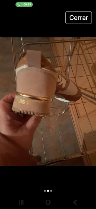 Sneakers Louis Vuitton Rosa e Bianche