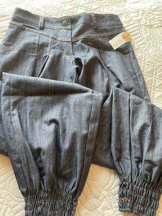 Pantalón vaquero bombacho azul OJO Talla