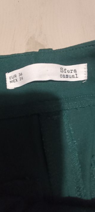 Pantalón verde mujer