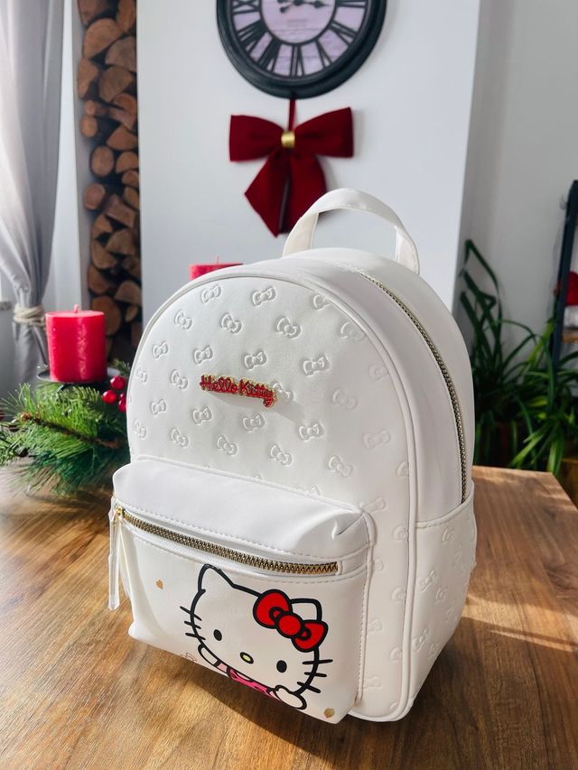 Mochila Hello Kitty Branca