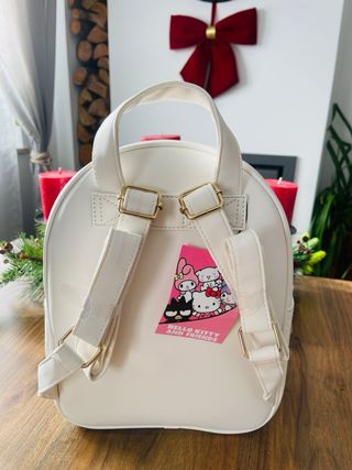 Mochila Hello Kitty Branca
