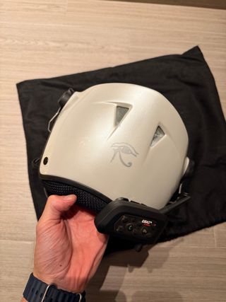 Casco paramotor NAC Intercom con intercomunicador