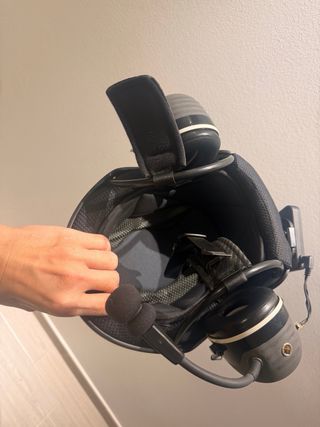 Casco paramotor NAC Intercom con intercomunicador