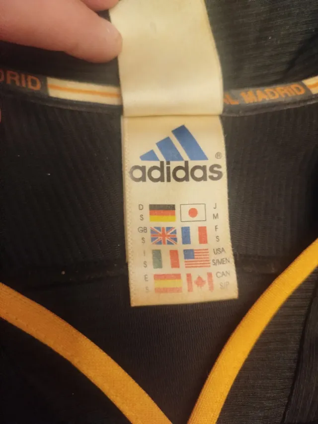 Camiseta Real Madrid Adidas Negra