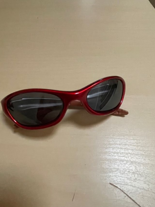 Gafas de sol/esquí infantiles rojas