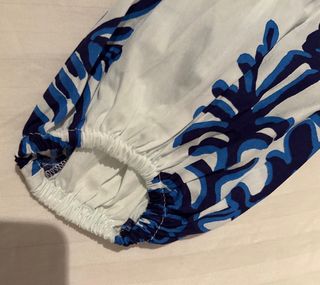 Camisa Zara Estampada Azul Talla S