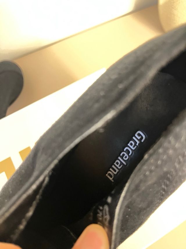 Francesine nere con lacci