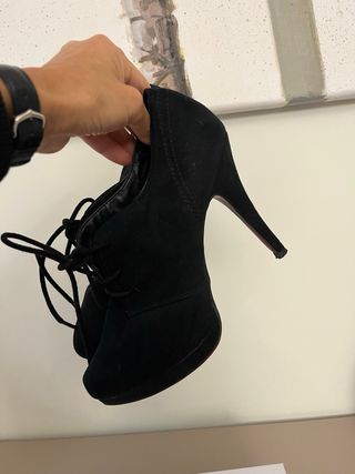 Francesine nere con lacci