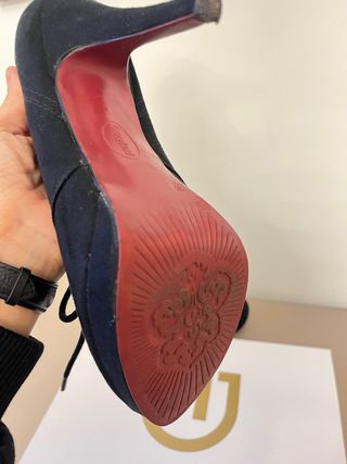 Francesine nere con lacci